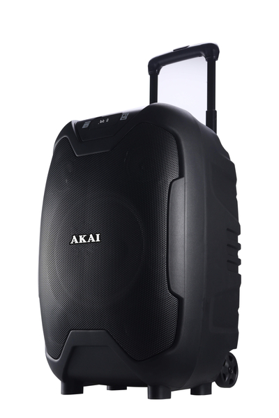 Party Speaker AKAI ABTS-X10 PLUS, 50W RMS, Bluetooth, USB/AUX/FM, EQ, bateria 12V 4,5Ah