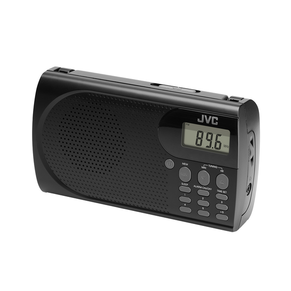 Przenośne radio JVC RA-E431B czarne Tuner FM Antena
