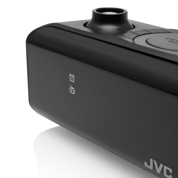 Radiobudzik JVC RA-E211B czarny Tuner FM LED Drzemka