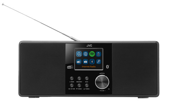 JVC radio internetowe RA-E981B, czarne