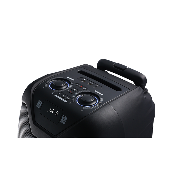 Party Speaker AKAI ABTS-X10 PLUS, 50W RMS, Bluetooth, USB/AUX/FM, EQ, bateria 12V 4,5Ah