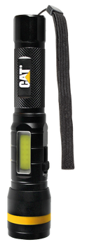 Latarka LED 700 lumenów - dwa źródła światła, ładowana USB CAT CT6215