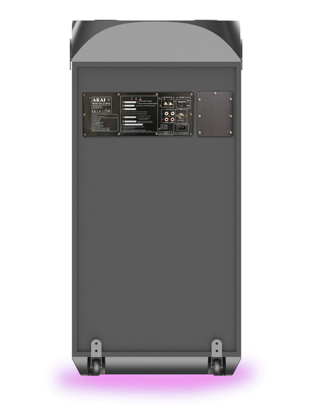 AKAI Power Audio DJ-BY6L 150W RMS, Bluetooth 5.0, FM, USB/SD, akumulator 9000mAh