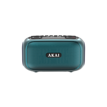 Radio przenośne AKAI APR-700, 2×3W RMS, Bluetooth, FM, USB/SD/AUX, RGB LED, bateria 1800 mAh