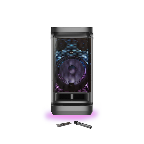 AKAI Power Audio DJ-BY6L 150W RMS, Bluetooth 5.0, FM, USB/SD, akumulator 9000mAh