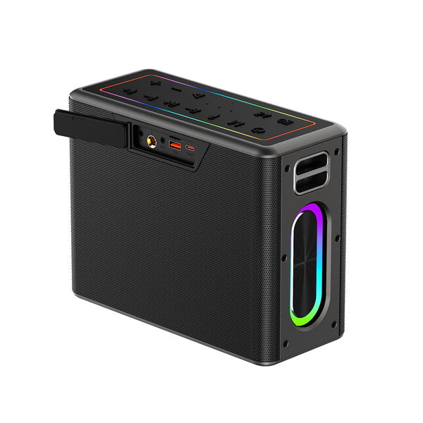 Głośnik Bluetooth AKAI ABTSW-120, 80W RMS, IPX6, TWS, 2 mikrofony, USB/TF, bateria 4000 mAh