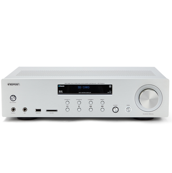 Wzmacniacz AIWA AMU-120BT/SL 120W srebrny