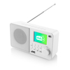 Radio DAB JVC RA-E611W-DAB białe