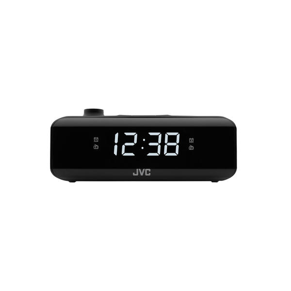 Radiobudzik JVC RA-E211B czarny Tuner FM LED Drzemka