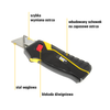Nóż z wysuwanym ostrzem 14cm CAT Utility Knife