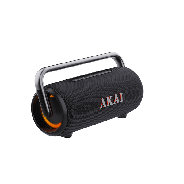 Głośnik Bluetooth AKAI ABTSW-75, 60W RMS, IPX5, TWS, RGB, USB/Powerbank, bateria 4800 mAh