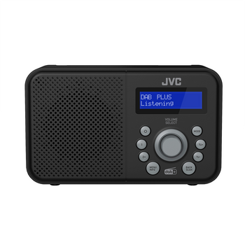 JVC radio DAB+ RA-E313B DAB czarne