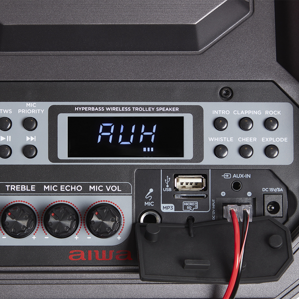 AIWA KBTUS-608MKII Power Audio – 60W, RGB, BT, Karaoke, AUX, USB