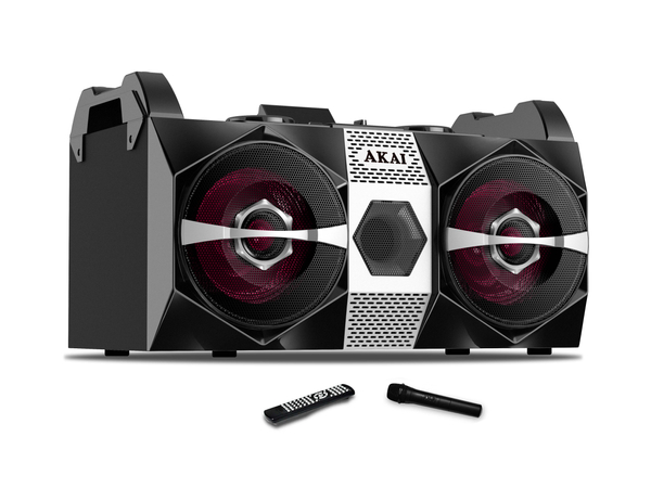 Power Audio AKAI DJ-S1HB 120W RMS, Bluetooth 5.0, FM, USB/SD