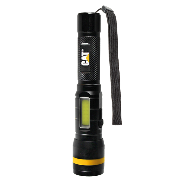 Latarka LED 700 lumenów - dwa źródła światła, ładowana USB CAT CT6215