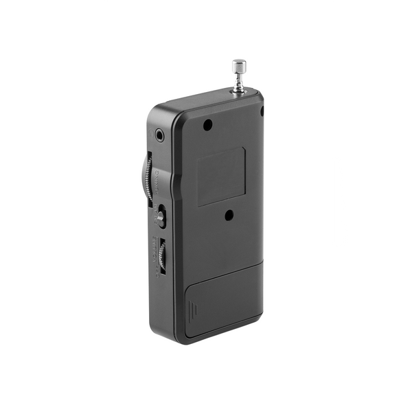 Przenośne radio JVC RA-E311B czarne lekkie 90g Tuner AM/FM