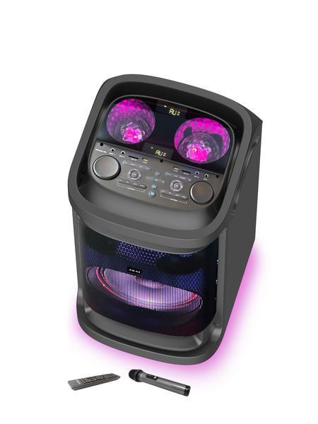 AKAI Power Audio DJ-BY6L 150W RMS, Bluetooth 5.0, FM, USB/SD, akumulator 9000mAh