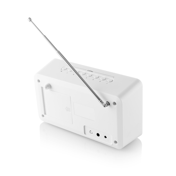 Radio DAB JVC RA-E611W-DAB białe