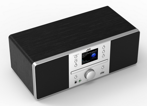 Wieża JVC RD-E784B Bluetooth DAB+/FM Radio Internetowe CD/USB Kolorowy LCD