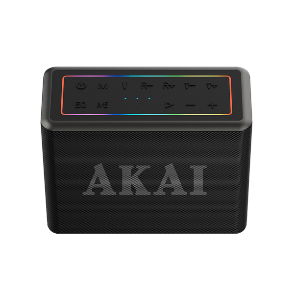 Głośnik Bluetooth AKAI ABTSW-120, 80W RMS, IPX6, TWS, 2 mikrofony, USB/TF, bateria 4000 mAh