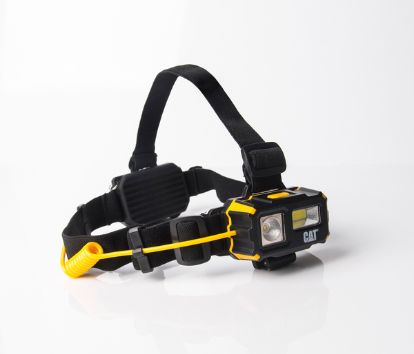 Latarka LED 250 lumenów - czołówka LED CAT CT4120