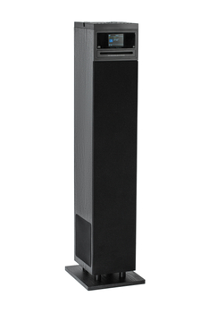 Kolumna aktywna AKAI AEROBEAT PILLAR, 60W RMS, Bluetooth 5.0, USB/SD/CD, AUX, FM, TFT 2,8″