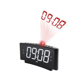 Radiobudzik JVC RA-E314B czarny Tuner FM LED Drzemka