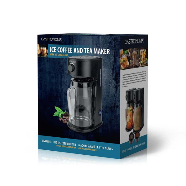 Gastronoma Urządzenie do Ice Tea & Coffee 700 W, dzban 2,5 L, regulacja mocy naparu