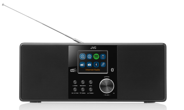 JVC radio internetowe RA-E981B, czarne