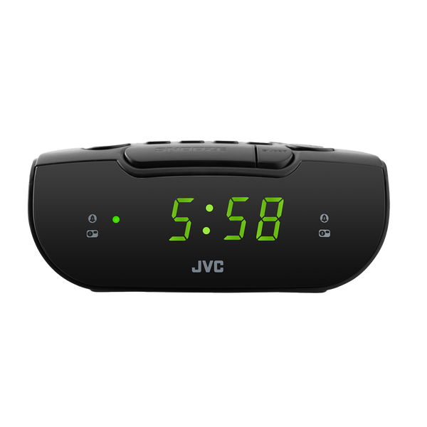 Radiobudzik JVC RA-E111B czarny Tuner AM/FM LED DRZEMKA