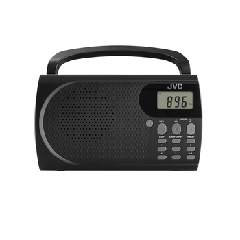 Przenośne radio JVC RA-E431B czarne Tuner FM Antena