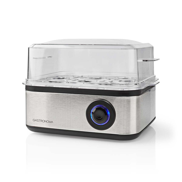 Gastronoma Urządzenie do gotowania jajek 500 W, 8 szt., taca do jajek w koszulkach, miarka