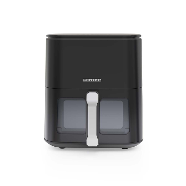 MELISSA Frytkownica niskotłuszczowa, 5 L, 1500 W, 8 programów, okienko, czarna